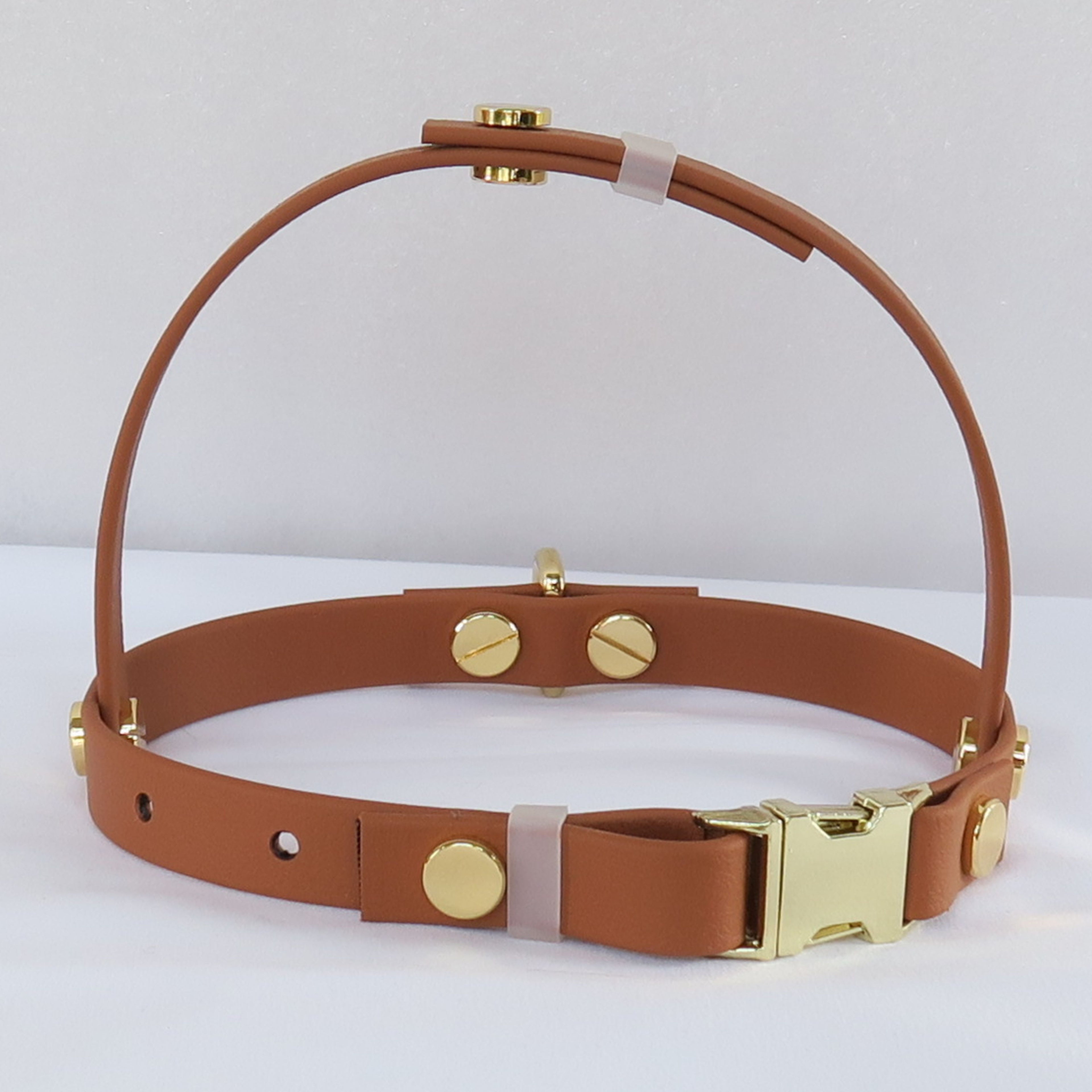 Small Leather Dog Harness