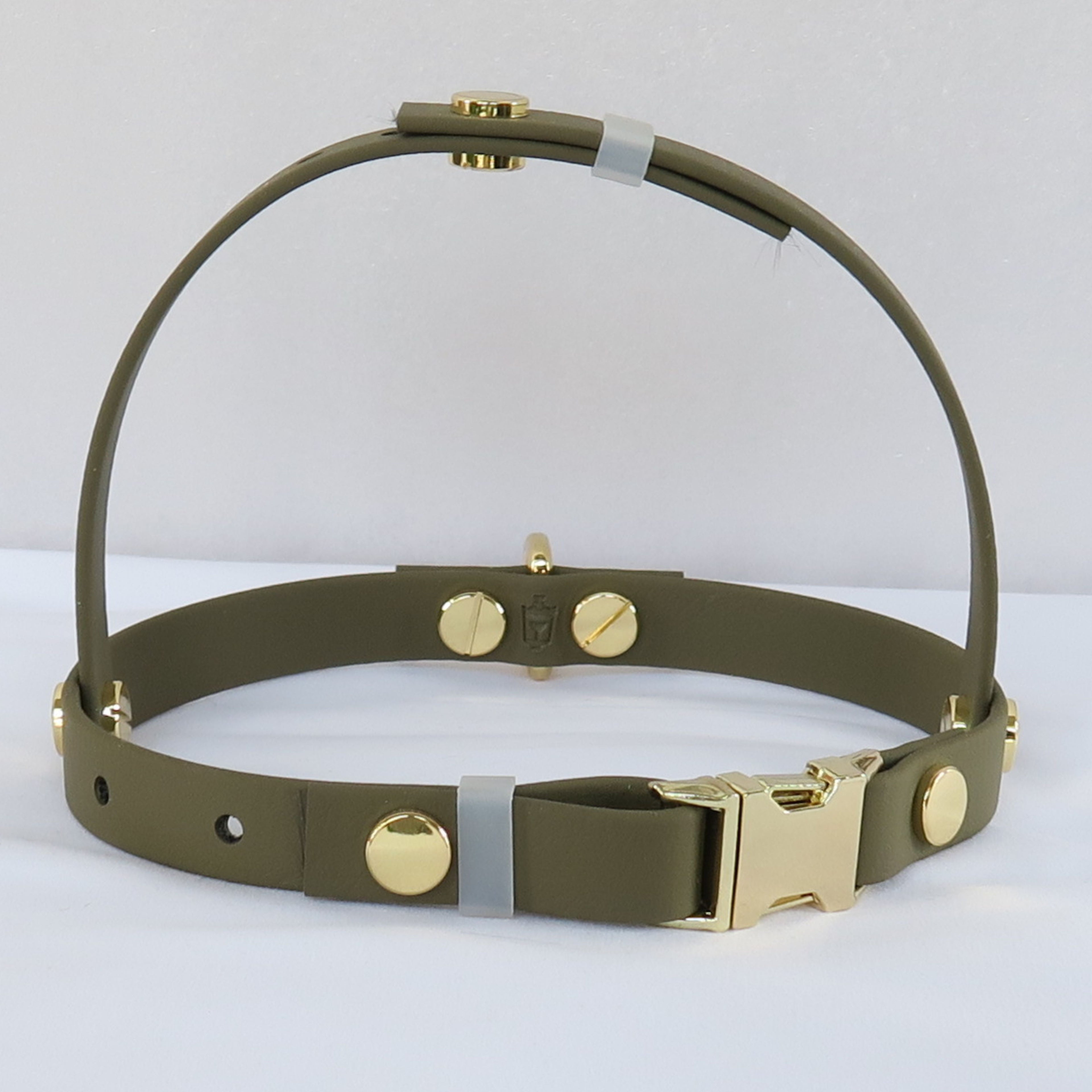 Small Olive Dog Harness