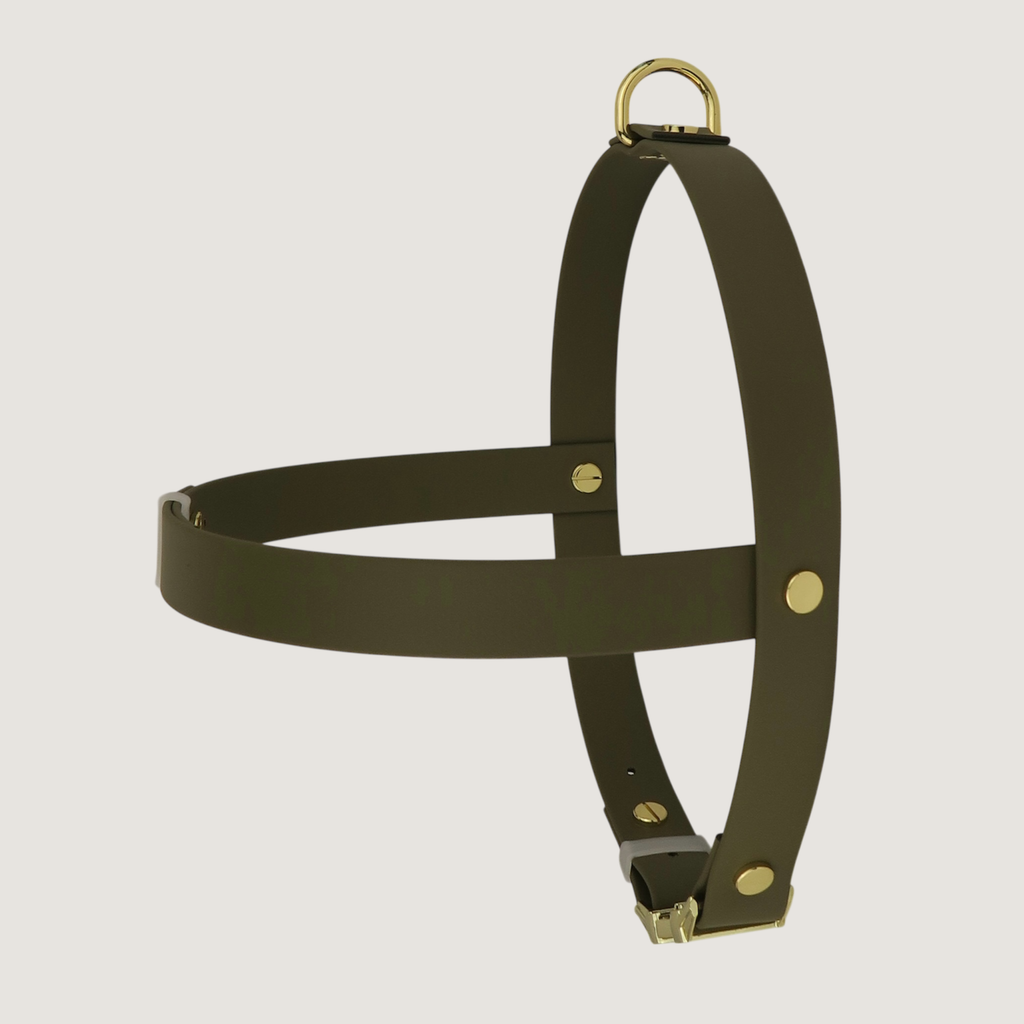 Large Dog Harness Olive