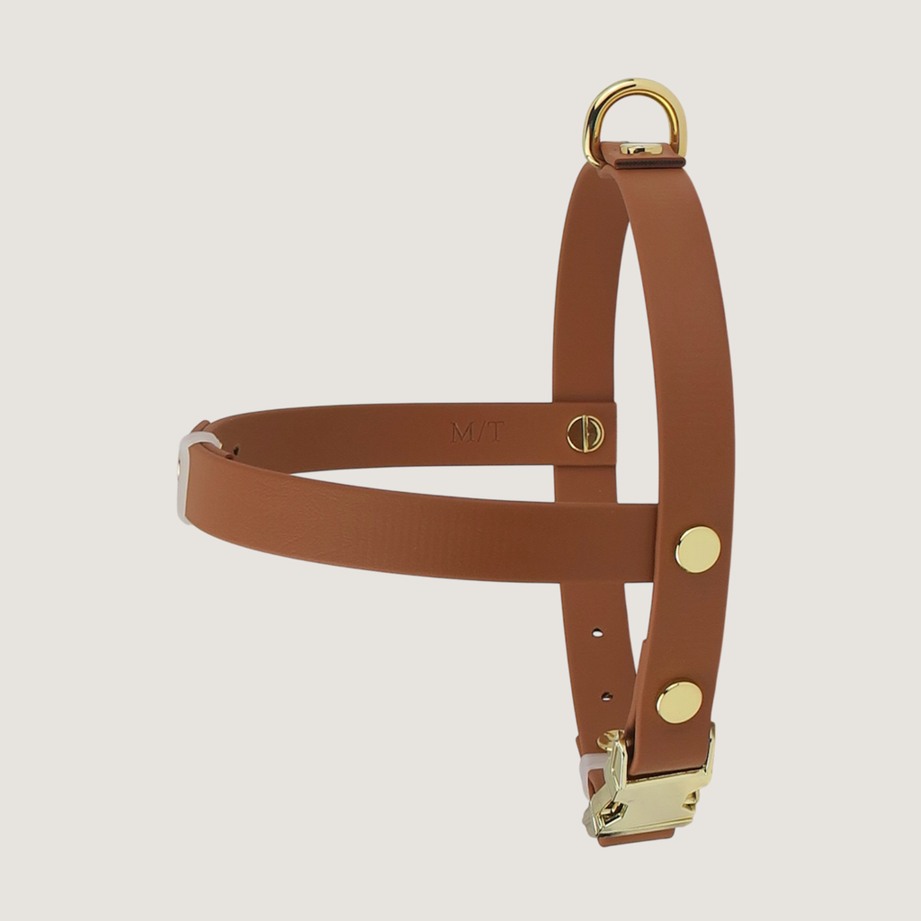 Medium Dog Harness Brown