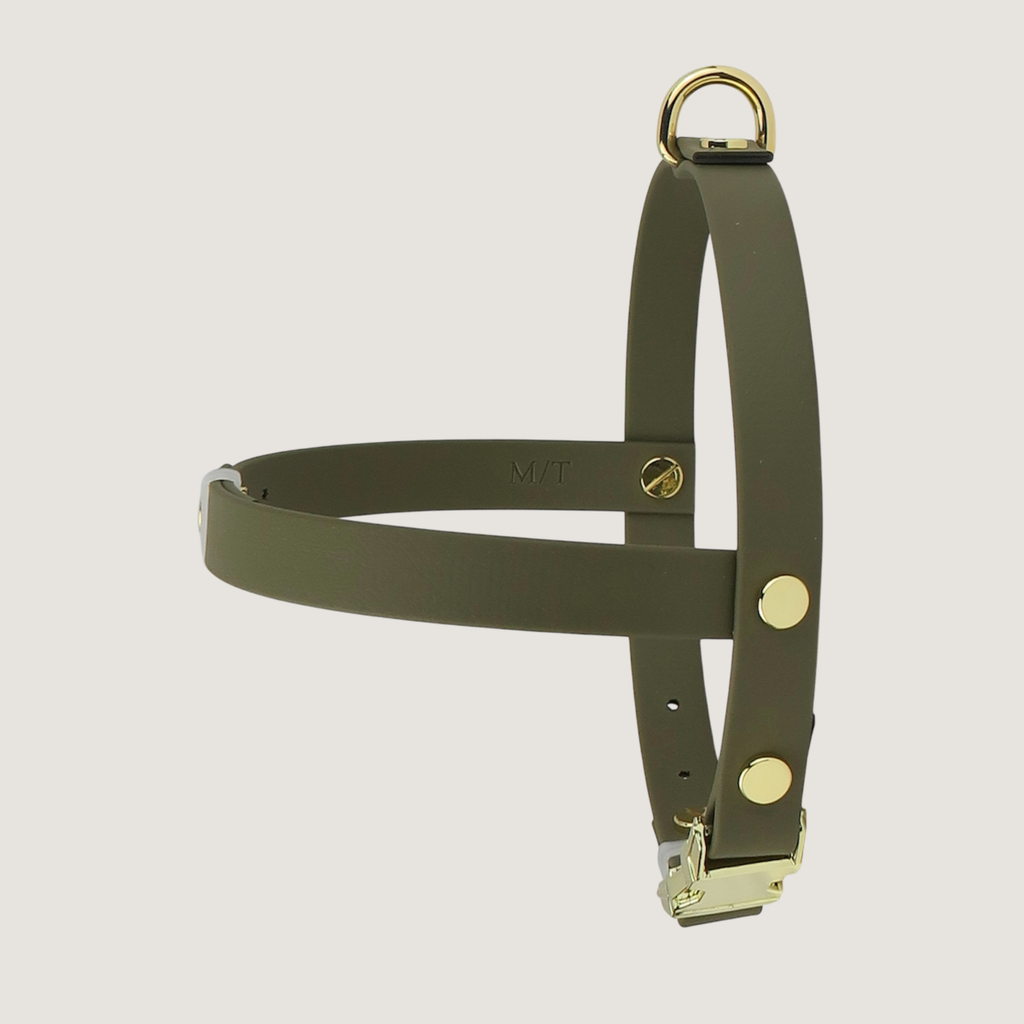Medium Dog Harness Olive