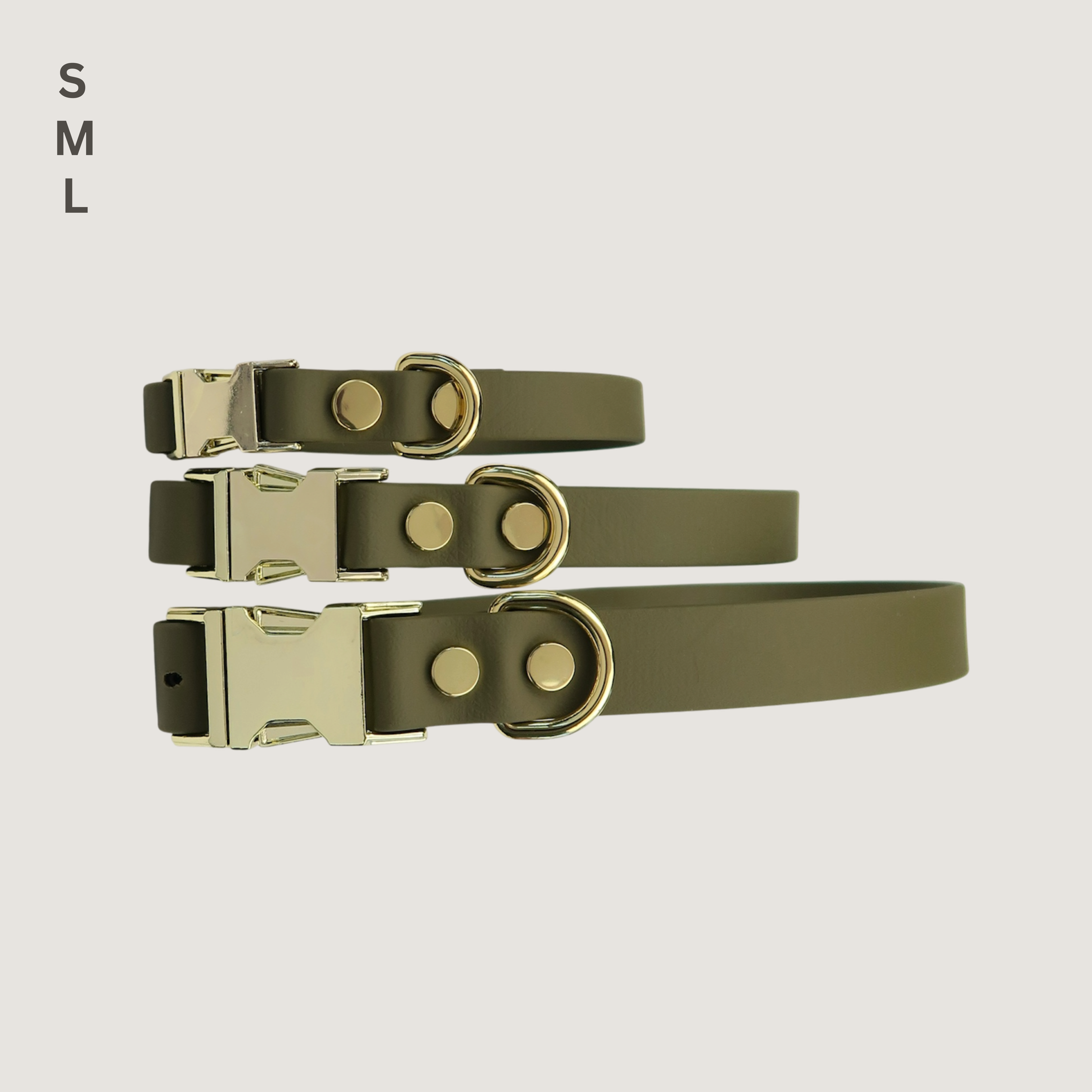 Large Dog Collar Olive